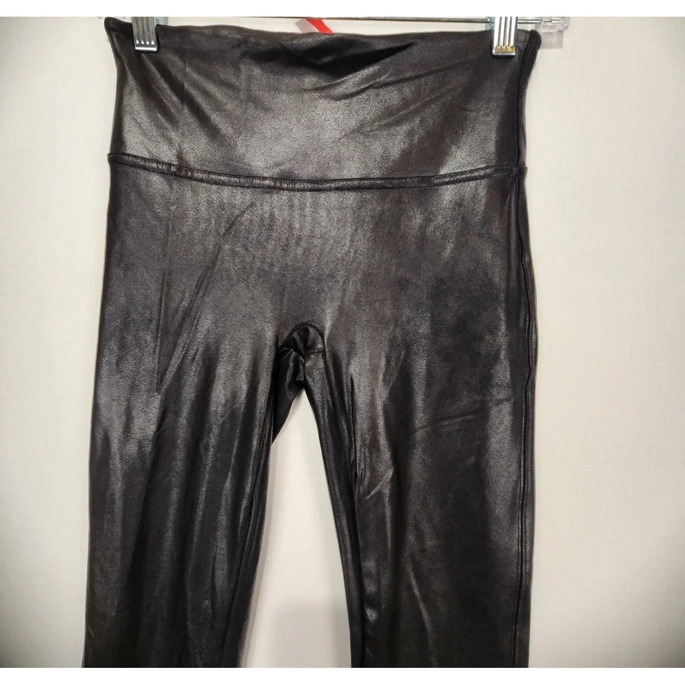 Spanx Women's Sporty Workout Black Leggins Size M - Picture 3 of 8